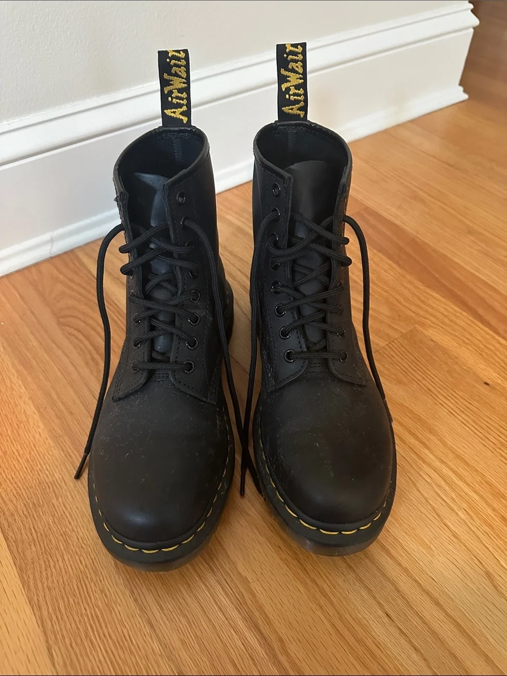 Dr. Martens 1460 Smooth Leather Lace Up Boots